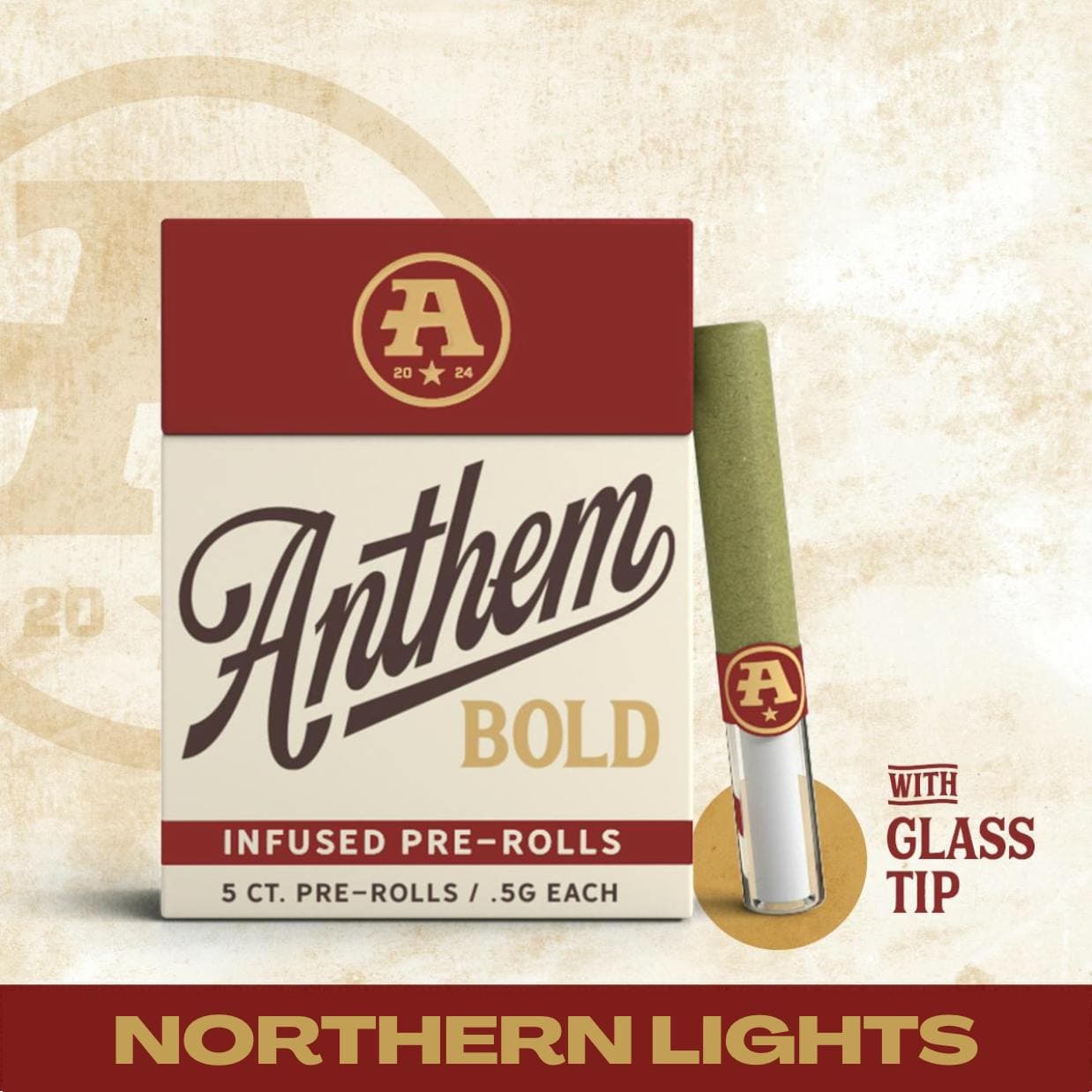 Bold Glass Tip Infused Northern Lights Pre-Roll pack (o.5g ea | 5-pack)
