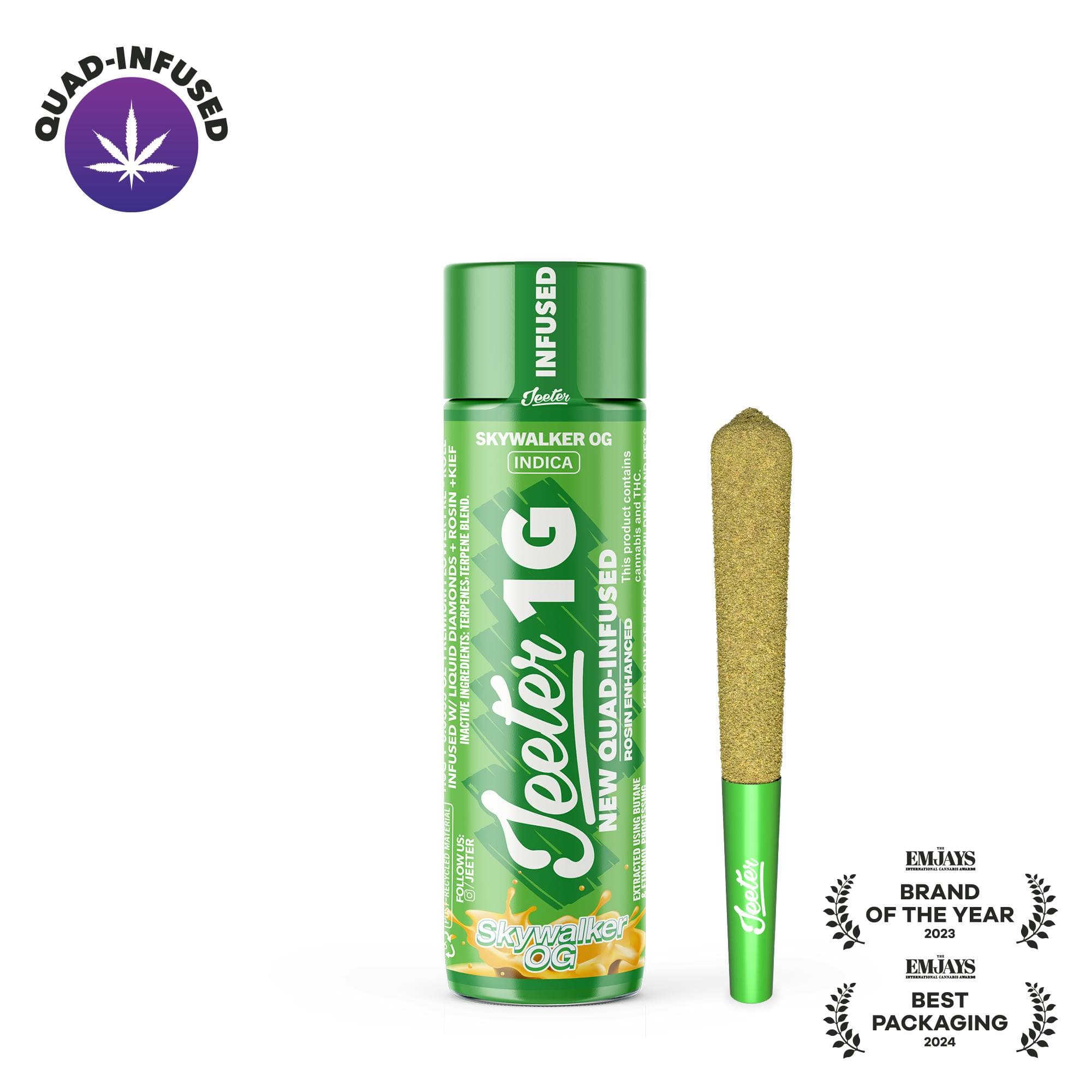 Skywalker OG Quad-Infused Jeeter Joint | 1g